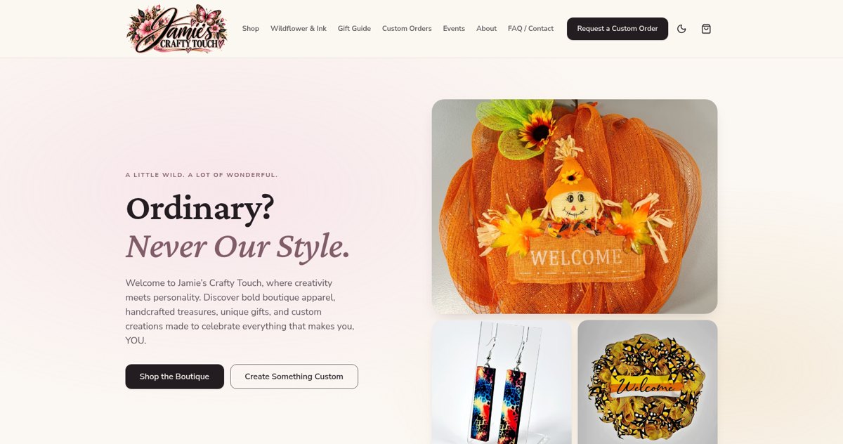 Jamie's Crafty Touch website